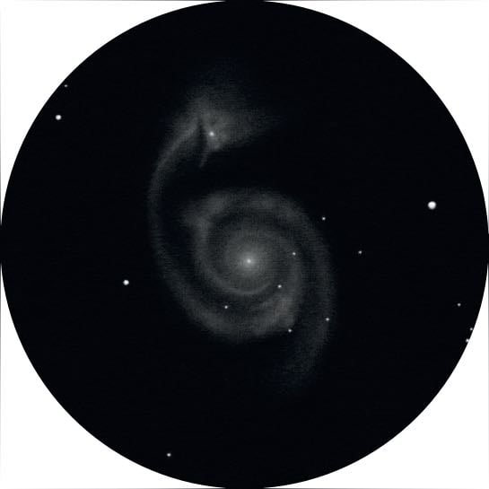 Illustrazione di M51. Peter Kiss