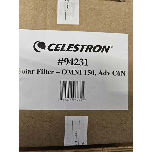 Celestron Astro solar filter for Omni 150 and C6N