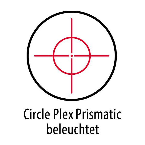 Leupold Zielfernrohr Prismatic 1x14, matt, Circle Plex Absehen, beleuchtet