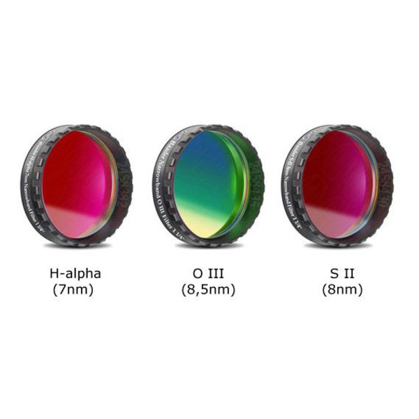 Baader Filters LRGBC-H-alpha 1.25" 7nm, OIII and SII filter set