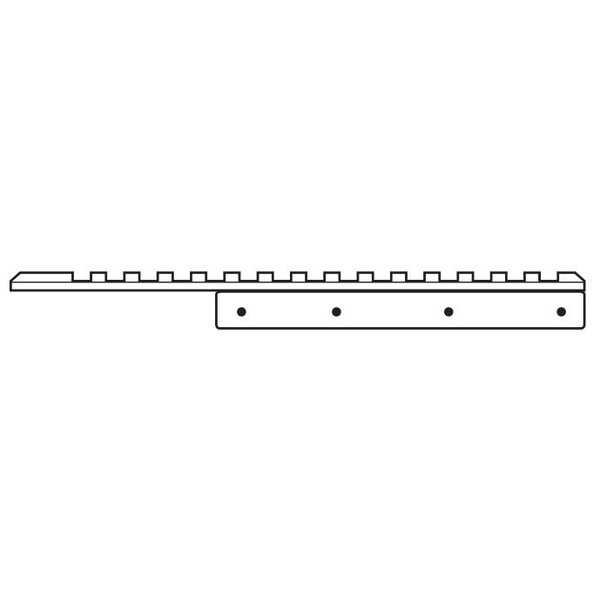 HAWKE 11mm adapter rail - Weaver 1-part, 172mm