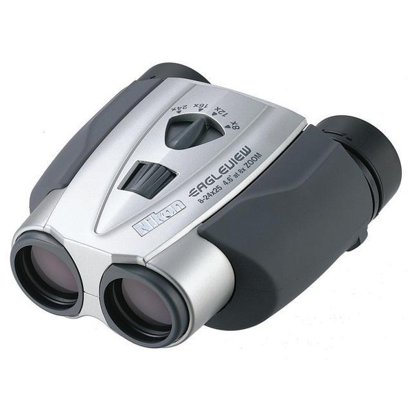 Nikon Zoom binoculars Eagleview 8-24x25 CF, silver