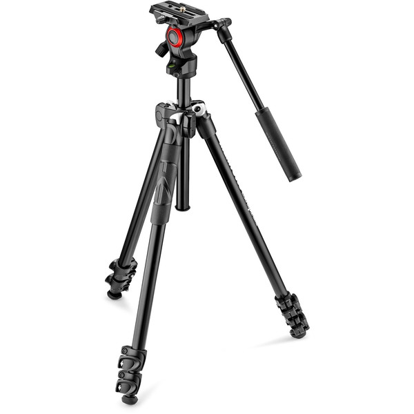 Manfrotto MK290LTA3-V con cabezal de trípode para vídeo Befree Live