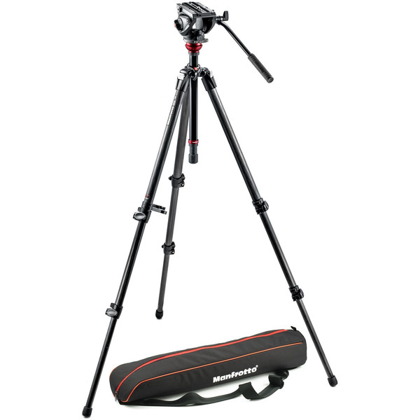 Manfrotto Carbon statief MVH500AH,755CX3, met vloeistof-2-weg-kop