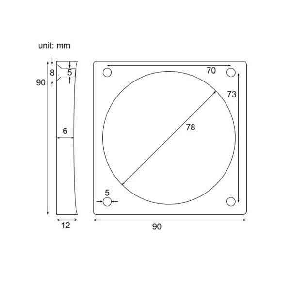 Omegon Pro 2'' Newton Crayford-focuser, Dual Speed