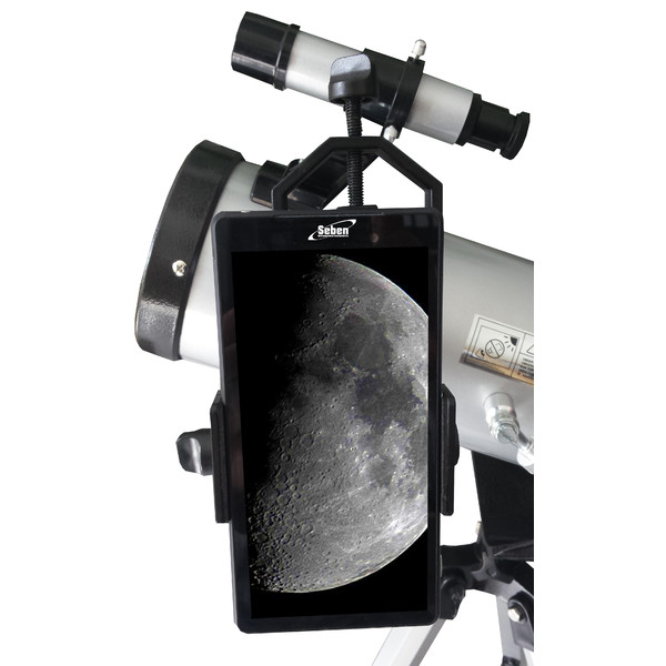 Seben Telescopio reflector 76-700 + smartphone adaptador DKA5