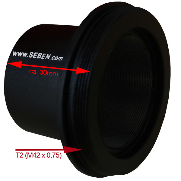 Seben T2 reflex camera telescope adapter 1.25'' DKA3