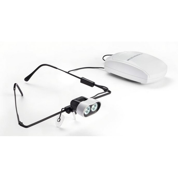 Eschenbach Magnifying glass headlight LED with carrying system