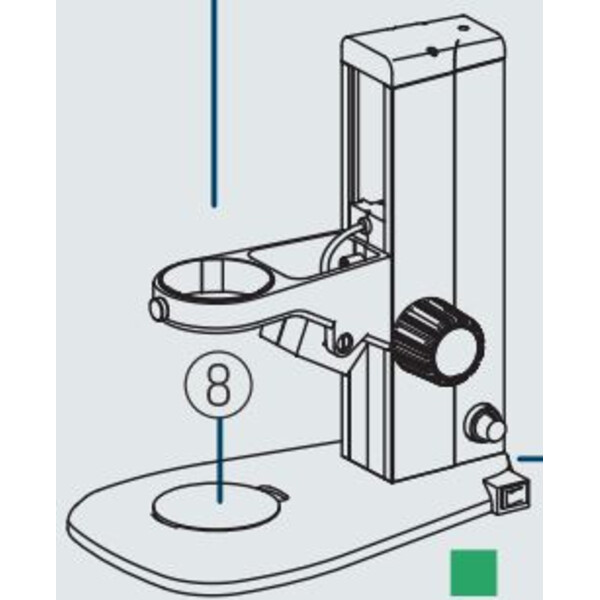 Nikon Stereo zoom microscope SMZ745, bino, 0.67x-5x,45°, FN22, W.D.115mm, incident and transmitted light, LED