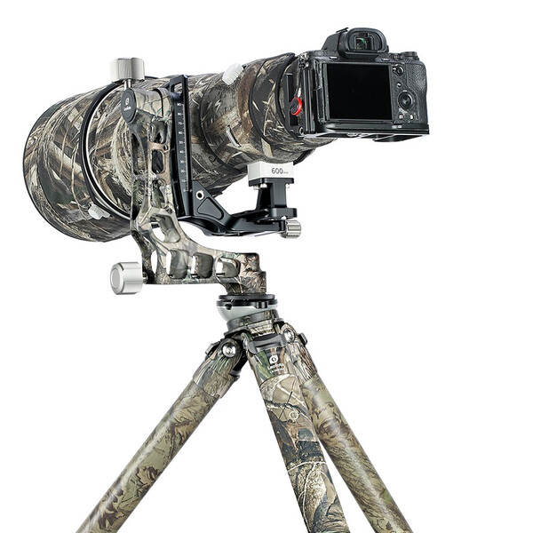 Leofoto Carbon tripod LS-365CEX Ranger mit Nivellierbasis + PG-1 Gimbal Full Camo