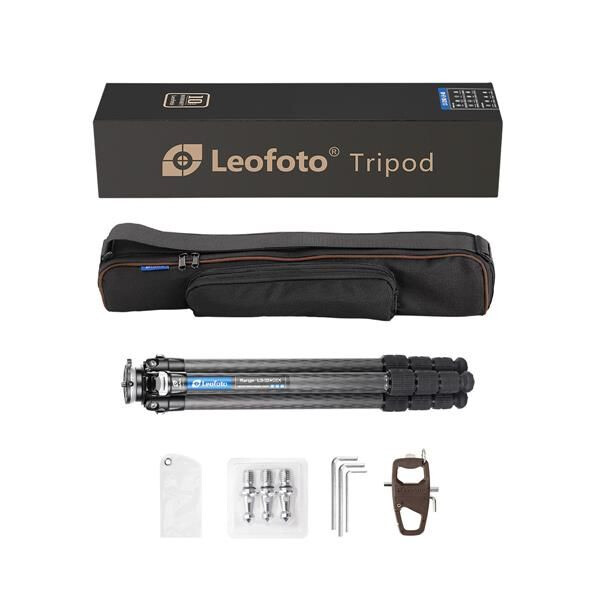 Leofoto Carbon tripod LS-324CEX Ranger mit Nivellierbasis