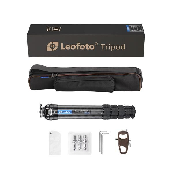 Leofoto Carbon tripod LS-284CEX Ranger mit Nivellierbasis