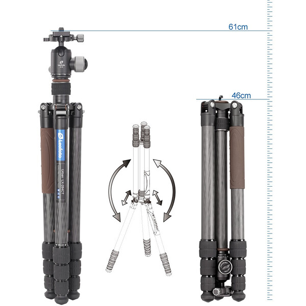 Leofoto Carbon tripod LX-284CT Urban + Ballhead XB-38