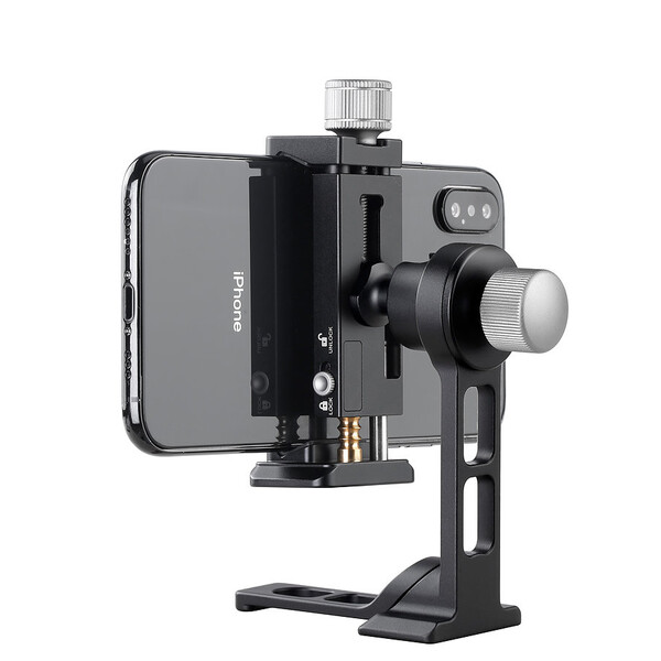 Leofoto Mounting Standfuß PS-1 mit Kugelgelenk + Smartphone-Halterung PC-90II