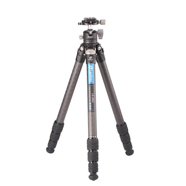 Leofoto Carbon tripod LS-284C Ranger + Ballhead LH-30 + 2segmentige Mittelsäule DC-282C