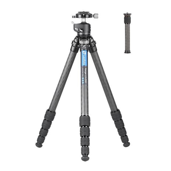 Leofoto Carbon tripod LS-255C Ranger + Ballhead LH-30 + kurze Mittelsäule DC-252C