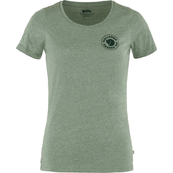 Fjällräven 1960 Logo T-shirt W, 614-999 Patina Green-Melange, M