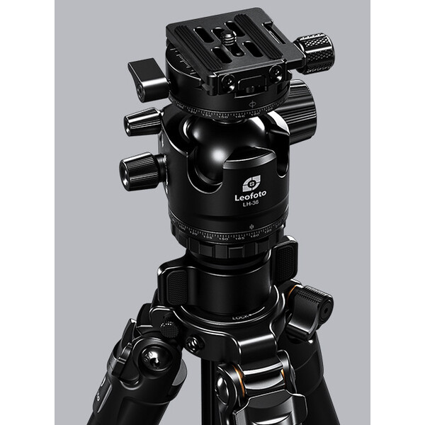 Leofoto Carbon tripod LG-284C Lucifer + Ballhead LH-36R Black