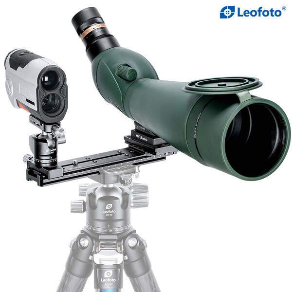 Leofoto FDM-01 Dual mount for spotting scope and rangefinder