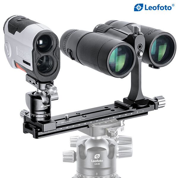 Leofoto FDM-01 Dual mount for spotting scope and rangefinder