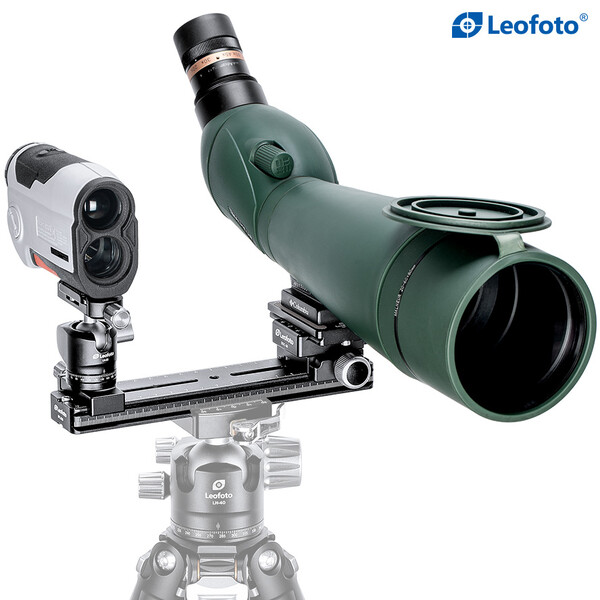 Leofoto FDM-02 Dual mount for spotting scope and rangefinder