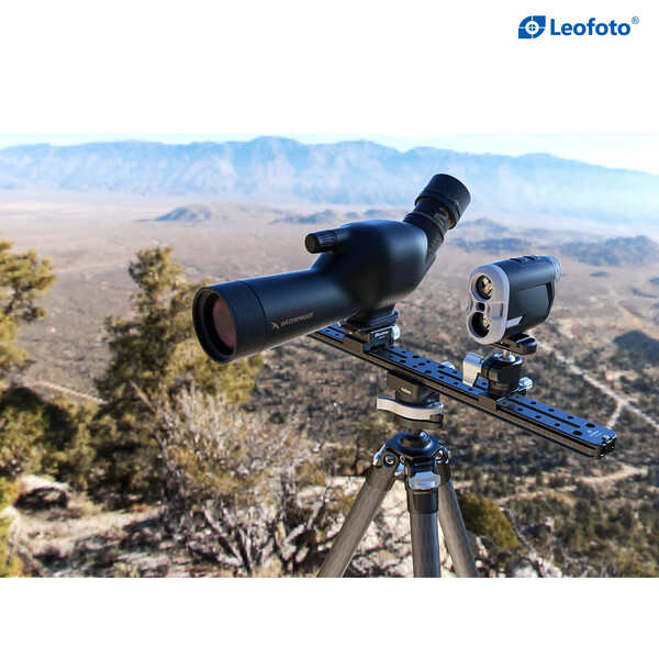 Leofoto FDM-04 Dual mount for spotting scope and rangefinder