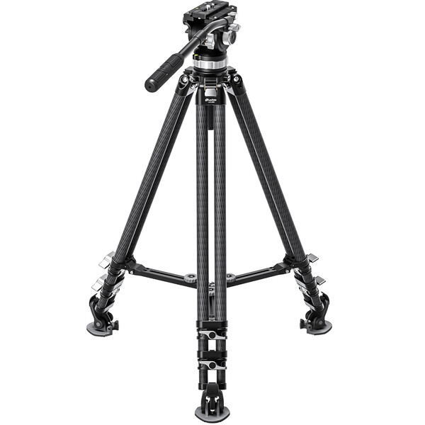 Leofoto Carbon tripod LVC-253 double tube + Video tilt head BV-15