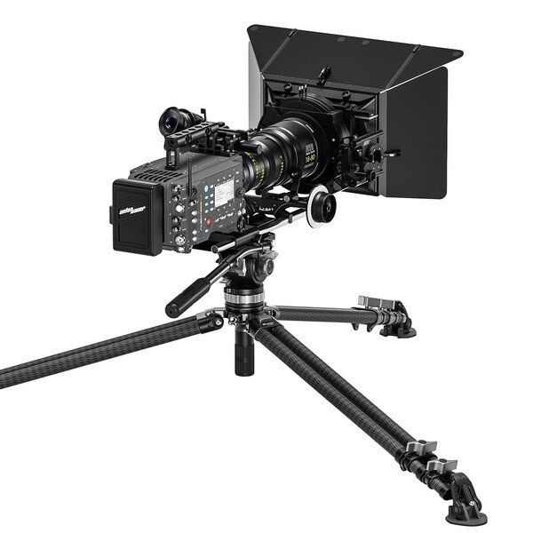 Leofoto Carbon tripod LVC-253 double tube + Video tilt head BV-15