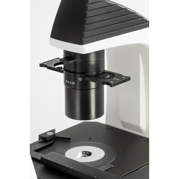 Kern Microscopio invertido OCM 167, FL, PH, trino, Abbe-N.A.-0,3-Kondensor fix, 10x-40x, Al, Dl, 5W LED