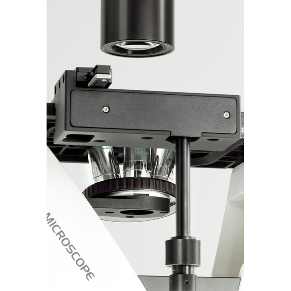 Kern Omgekeerde microscoop OCM 167, FL, PH, trino, Abbe-N.A.-0,3-Kondensor fix, 10x-40x, Al, Dl, 5W LED