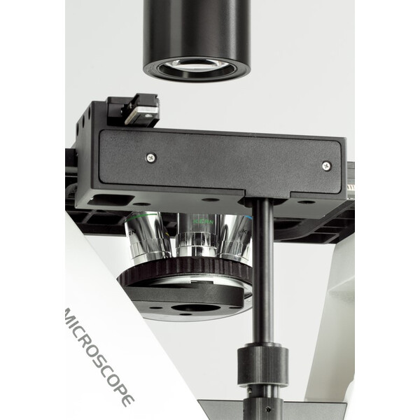 Kern Inverted microscope OCM 168, FL, PH, trino, Abbe-N.A.-0,3-Kondensor fix, 10x-40x, 5W LED, Al/Dl