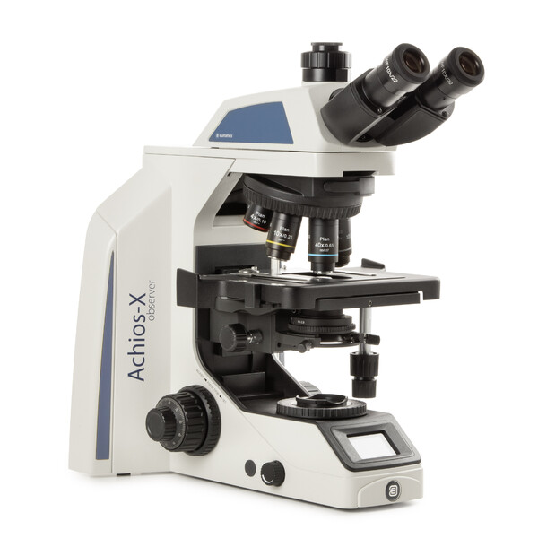 Euromex Microscope Achios-X Observer AX.1052-PLi, bino, EWF 10x/22 mm, plan PLi 4/10/S40x oil IOS, 3 W NeoLED™