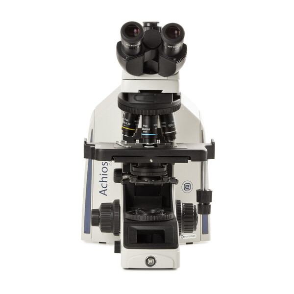 Euromex Microscopio Achios-X Observer, AX.1053-PLi, trino, EWF 10x/22 mm, plan PLi 4/10/S40x  IOS, 3 W NeoLED