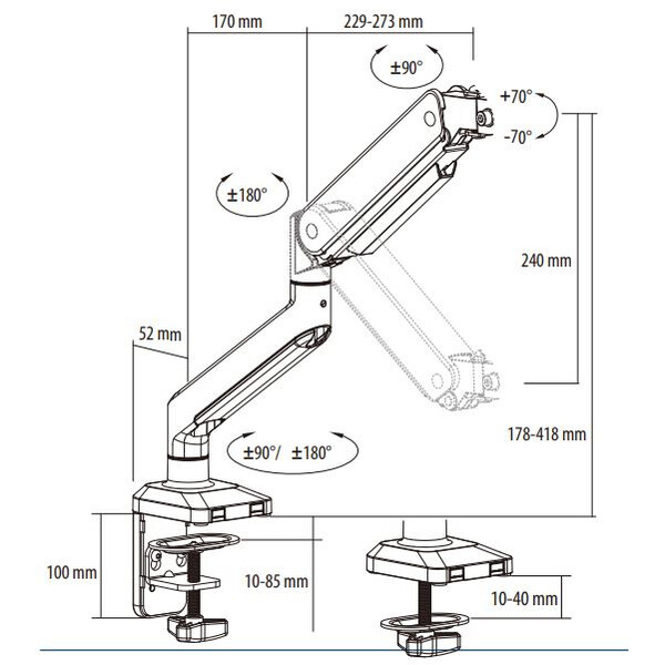 Euromex Base industriel NexiusZoom stand NZ.9047