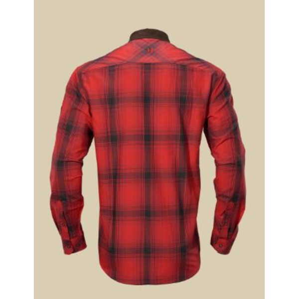 Härkila Driven Hunt Hemd, Red/Black check, Gr. XL