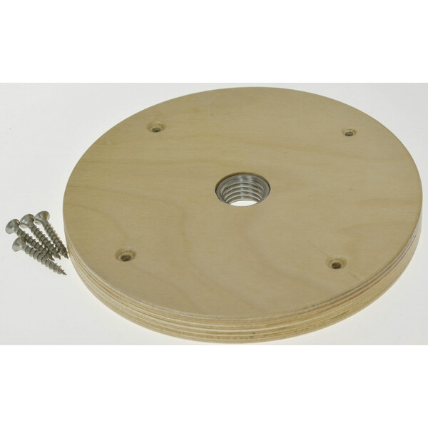 Berlebach Plato base Ø 159 mm con tuerca de collar para fotomatón M10