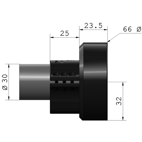 EP Arms Adattatore per obiettivo RotoClip ZFHL 30mm Swarovski SR-Rail