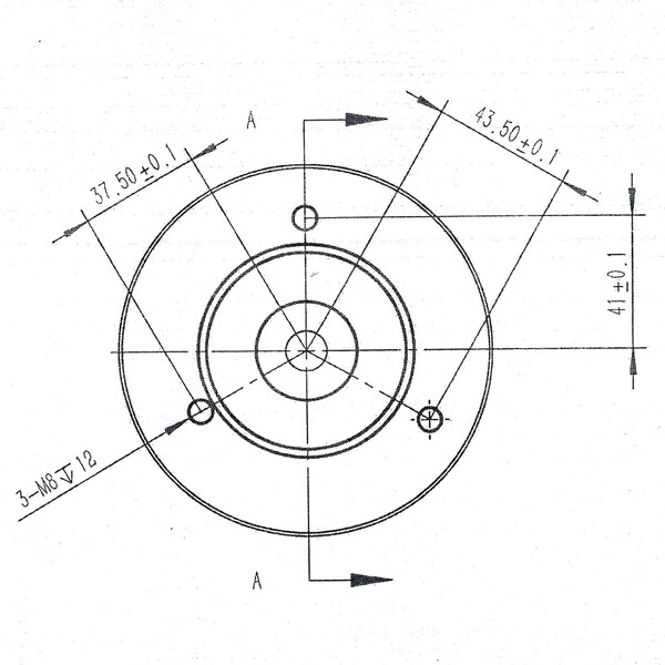 Omegon Skywatcher mount adapter for Pro Column