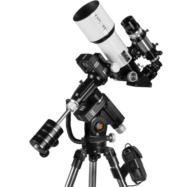 Explore Scientific Refractor apocromático AP 80/480 ED Alu iEXOS-100 PMC-8 Wi-Fi GoTo