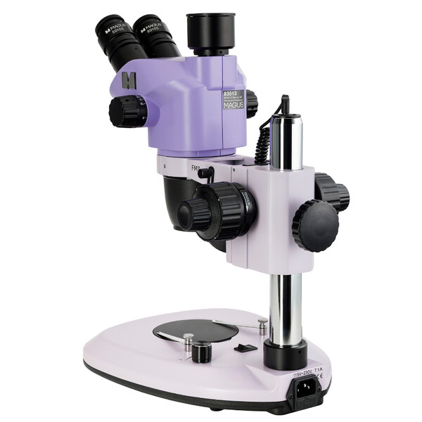 MAGUS Stereo microscope 8T 6.5x-55x trino Greenough 3W LED