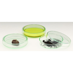 Windaus 100mm glass Petri dish with lid