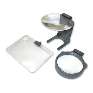 Carson LumiCraft 2X hands-free magnifying glass, illuminated