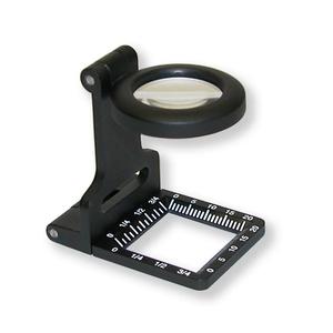 Carson Metal Linen Test Glass Loupe Magnifier - 6.5 x 20mm