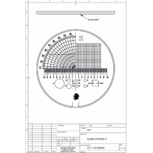 Schweizer Lente d`Ingrandimento Scala 2 per lenti d'ingrandimento da appoggio Tech-Line