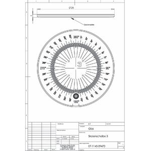 Schweizer Lente d`Ingrandimento Scala 3 per lenti d'ingrandimento da appoggio Tech-Line