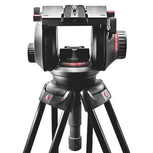 Manfrotto Testa video Pro Fluid 509HD con mezza sfera 100mm e 509PLONG