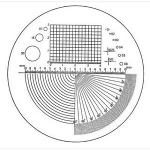 Eschenbach Magnifying glass Precision measuring scale