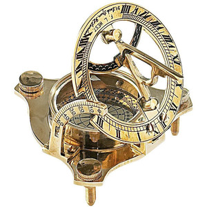 18th Century Sundial & Compass - Brass