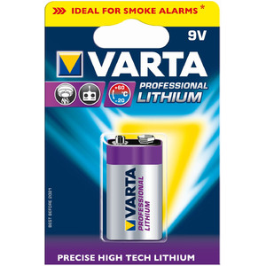 Varta 9 Volt-Block Lithium Professional