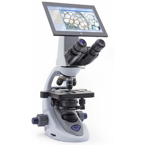 Optika Microscopio digitale B-290TB, N-PLAN, con PC tablet